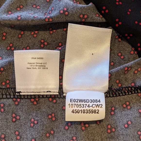 Anne Klein short sleeved top, 0X, EUC - Picture 5 of 7